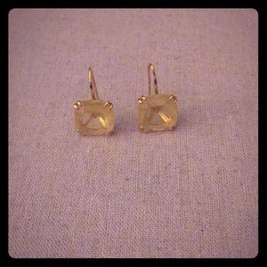 Stella and Dot gold and yellow earrings